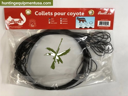 pièges ouell coyote snare wire 1dz