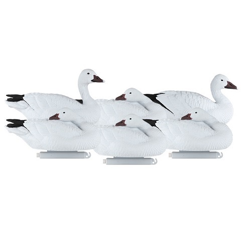 dakota decoy x-treme snow goose floaters 6 pack